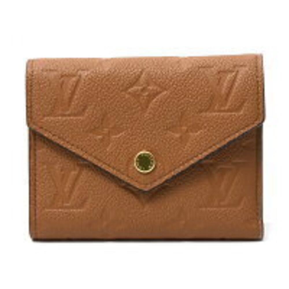 Louis Vuitton Portefeuille Wallet Victorine Empreinte Cognac Brown